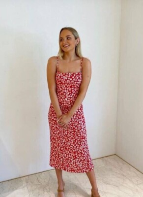 kookai red and white dress kookai wilshire dress 2026 Cheap Sale