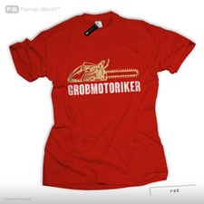 T-Shirt Grobmotoriker Holzfäller Fun Ketten Säge Forst Arbeiter Gärtner Geschenk