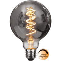 Star Deco Led Leuchtmittel Spiral Filament Rauchglas E27 Dimmbar IP44 Retro Deko