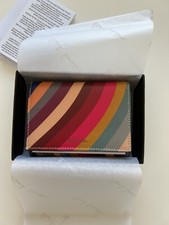 Paul Smith Womens Small Credit Card Purse Swirl