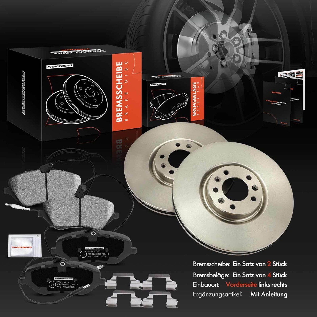 Bremssattel Vorne Für Citroën C5 III & Peugeot 407 Modelle