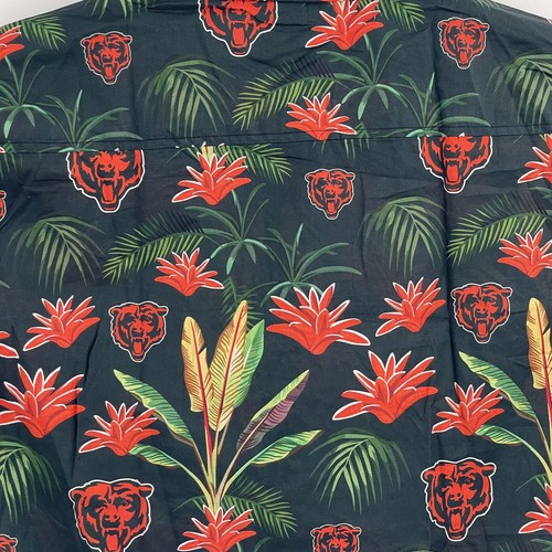 NUEVO CON ETIQUETAS Genuino NFL Chicago Bears Victory Vacay Camisa Abotonada Camisa Hawaiana 2XL - Imagen 10 de 10