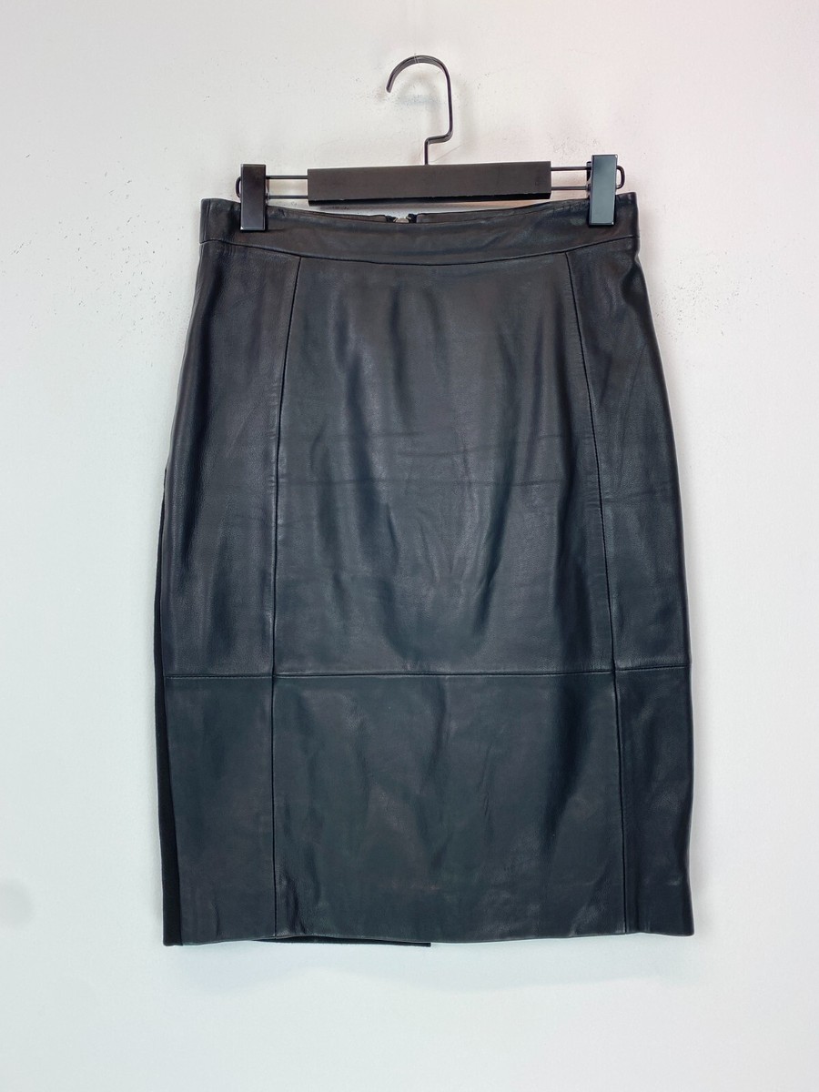 Pencil Skirts Reiss Leather Skirt Sale Reiss Black Leather Front