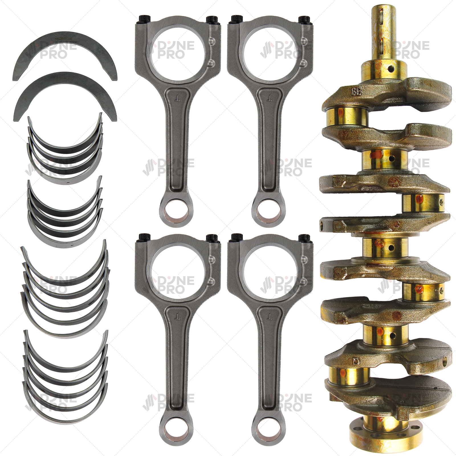 G4KH G4KF 2.0L Hyundai Kia Engine Crankshaft Rods with Main Rod Bearing Kit