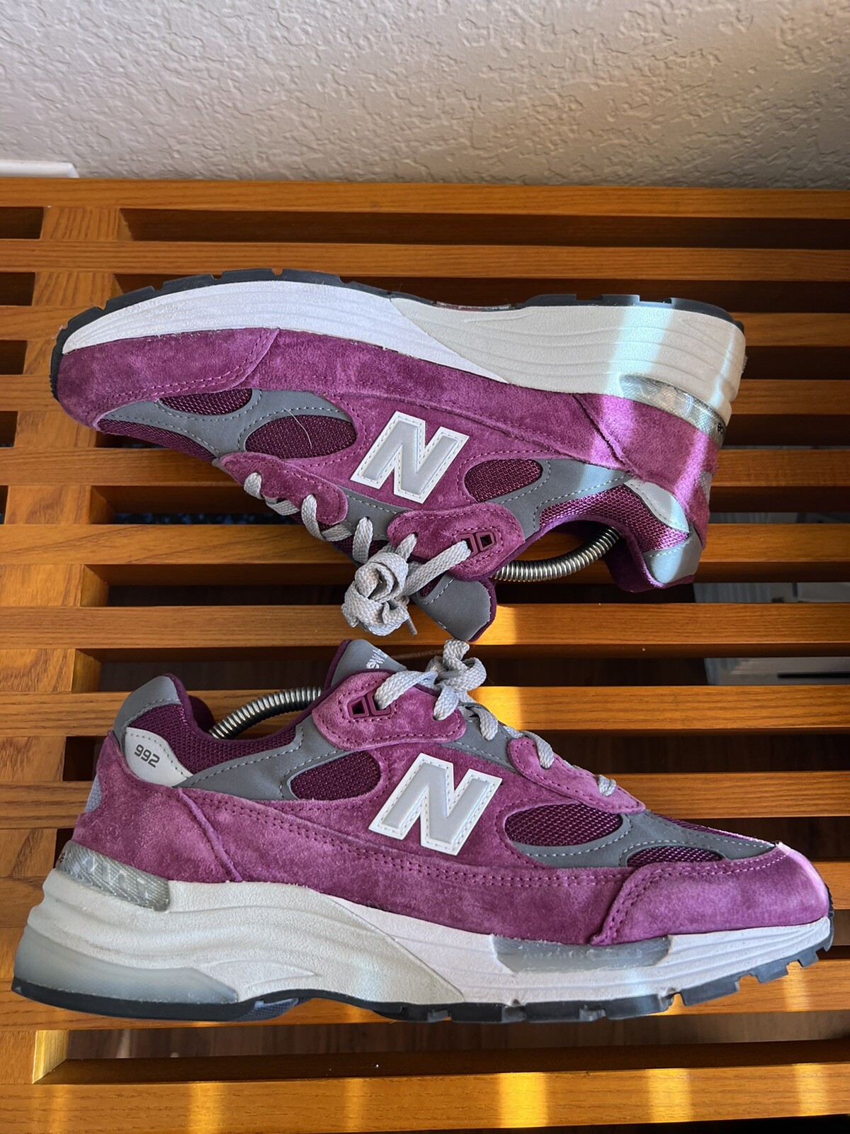 Size 9 - New Balance 992 Made in USA Purple Grey for sale online  