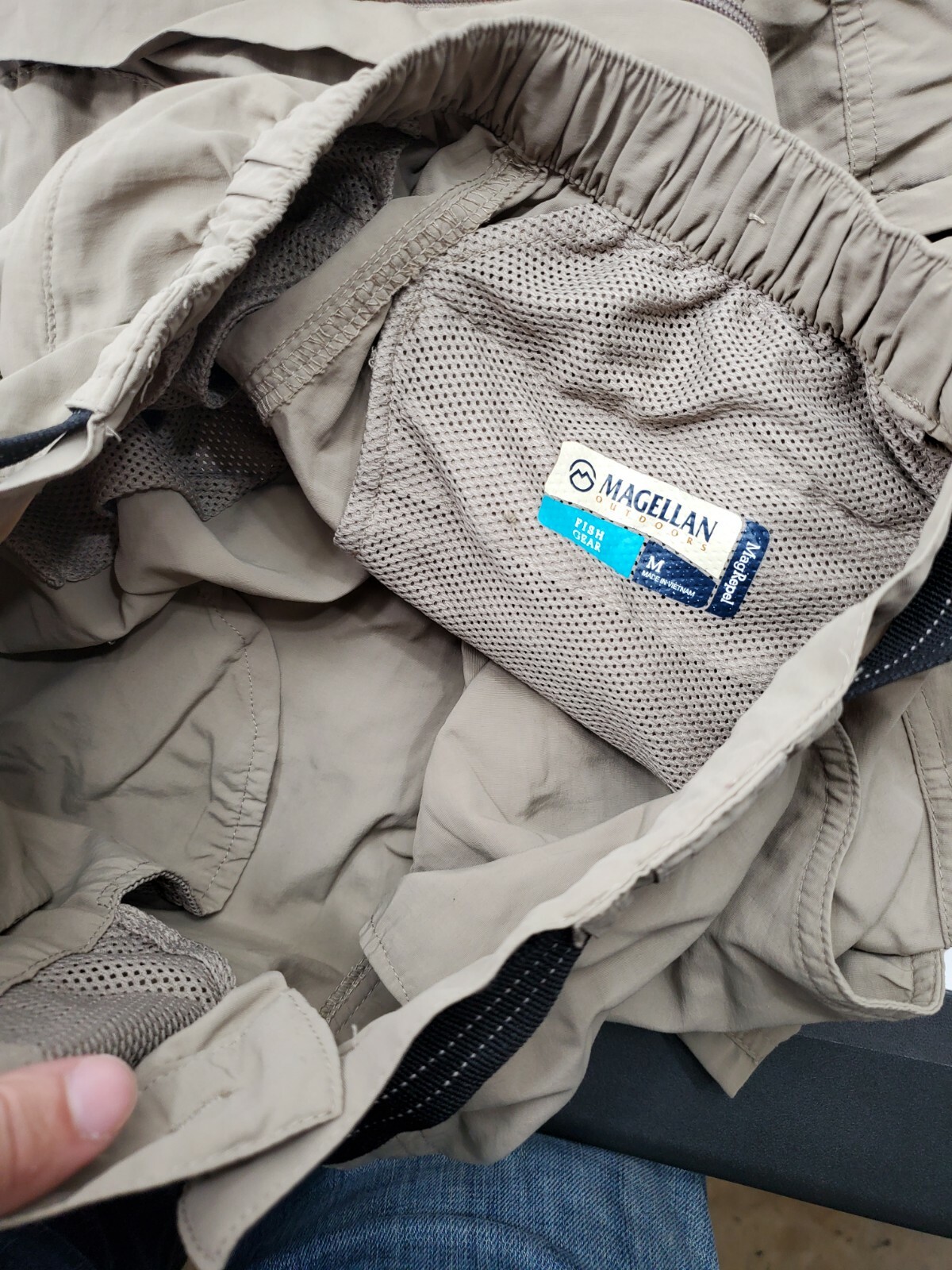 MAGELLAN Fish Gear Mag Repel Cargo Pants Shorts Belte… Gem