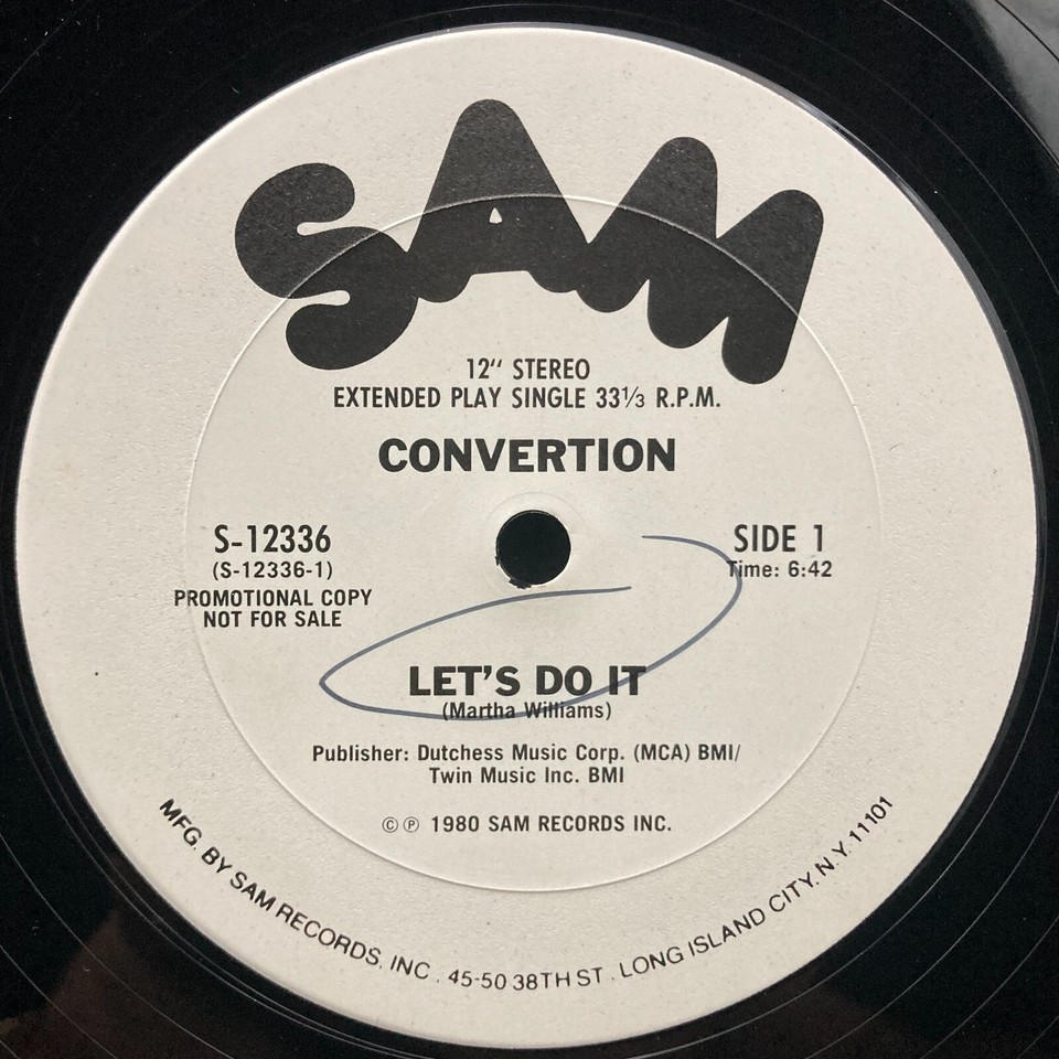 Let's Do It/All I Want Is You by Convertion (SAM S12336) 12" EX eBay