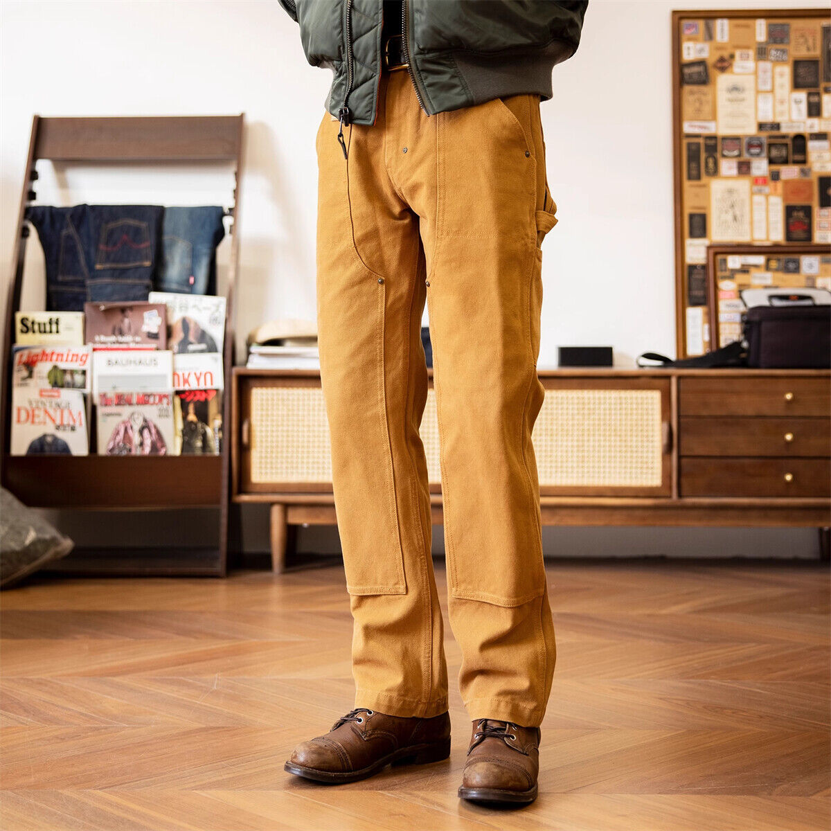 Red Tornado Heritage Dungaree 103898 Men's Firm Duck Double Front Work Pants Red Tornado Heritage Dungaree 103898 Men's Firm Duck Double Front Work Pants