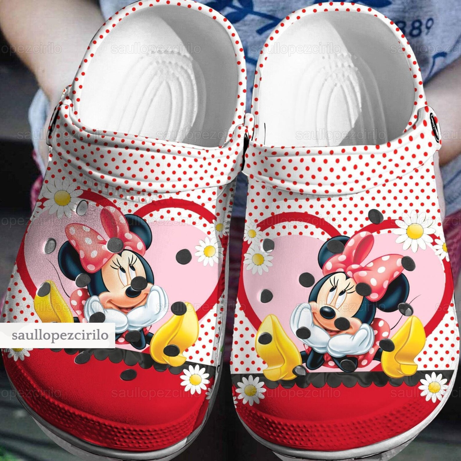 Minnie Mouse Disney Clogs, Cartoon Slippers, Cartoon Clogs Shoes