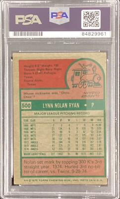 1975 Topps NOLAN RYAN PSA 8 ビンテージ エンゼルス 1975 Topps NOLAN RYAN PSA 8 ビンテージ エンゼルス 1975 Topps