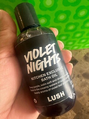 BN Lush Violet Nights Bath Oil Limited Edition