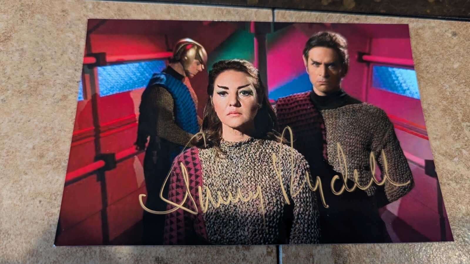 AMY RYDELL Signed 4x6 STAR TREK Photo ROMULAN COMMANDER AUTOGRAPH ...