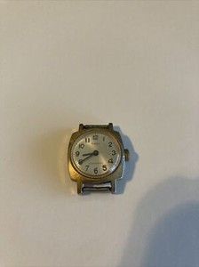 Authentic Vintage TIMEX Water Resistant Gold Plated Watch (not working/needs repair)