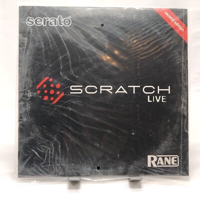 Rane Serato Scratch Live CV02 Control Record Vinyl 12'' Black w Sleeve NEW SEALED