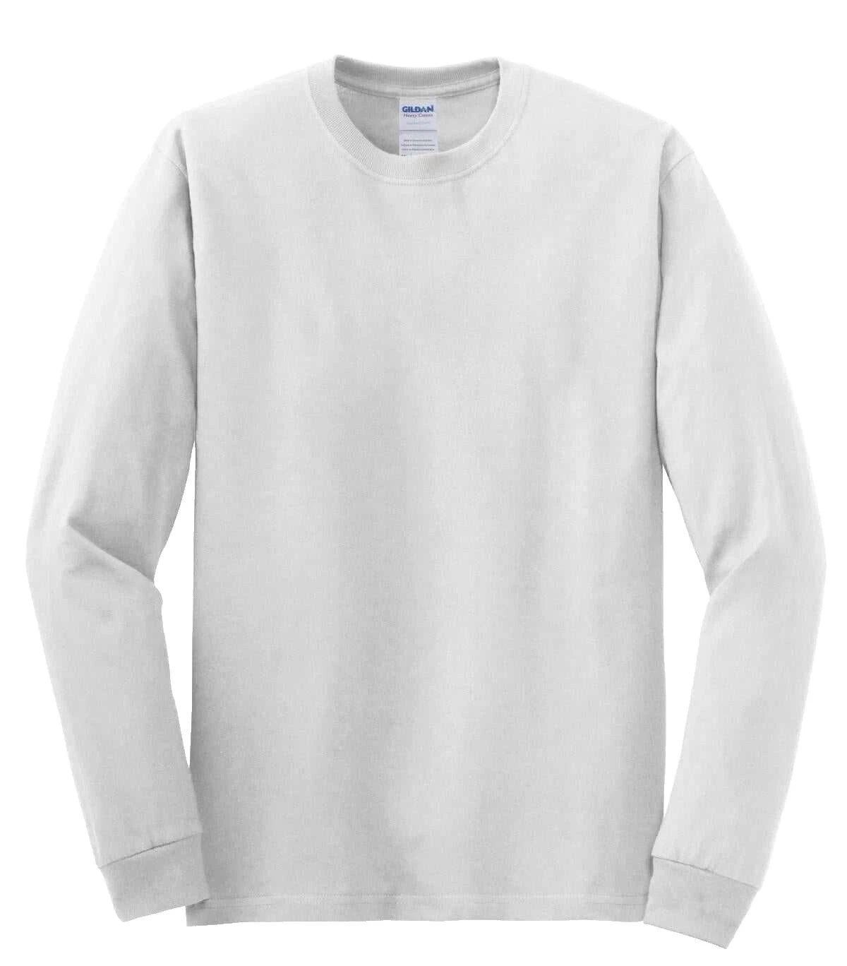 Gildan Cotton Long Sleeve T-Shirts for Men