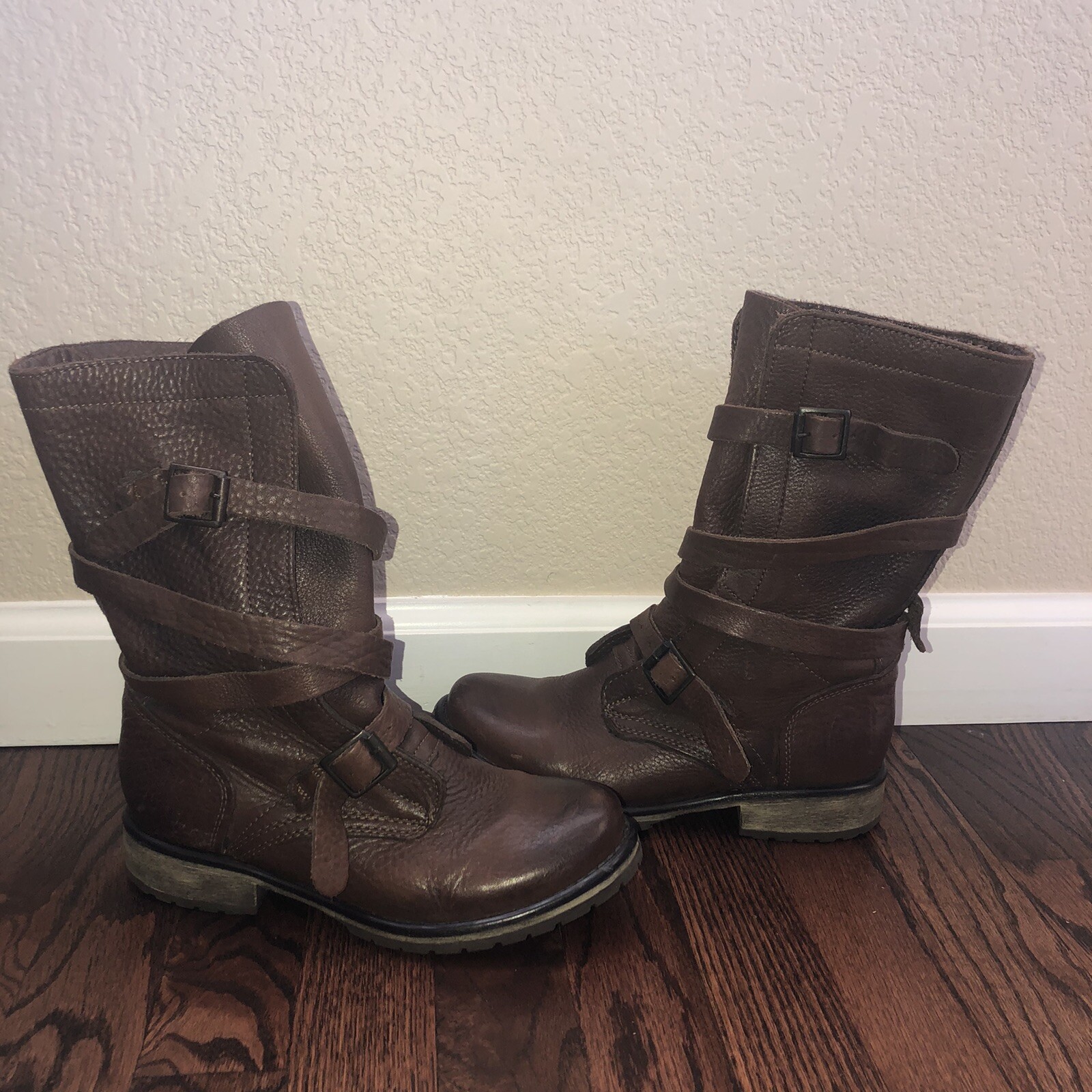 STEVE MADDEN Banddit Boots Brown 