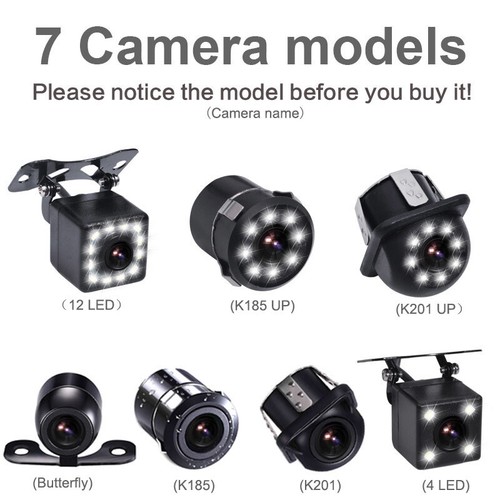 Car Monitor Reverse Camera 5" Screen Car Rear View Camera Backup Camera kit - Picture 22 of 36
