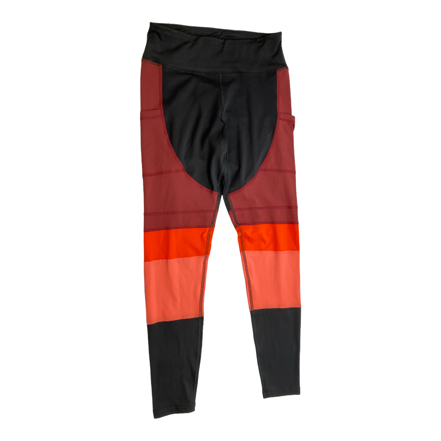 FILA Leggings Donna Colorblock Power Stretti Taglia Media A90