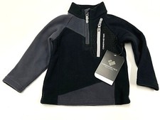 55 Obermeyer Fleece Pulsar Top NWT Sz XS Toddler Jacket Pullover Black 1/4 Zip