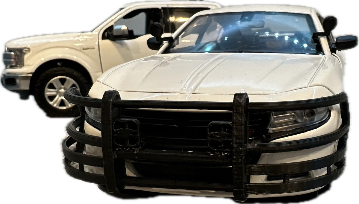 Modellino Auto Forze Ordine Diecast Welly DODGE CHARGER POLIZIA POLICE 1:24 - Arcadia Modellismo - Foto 3