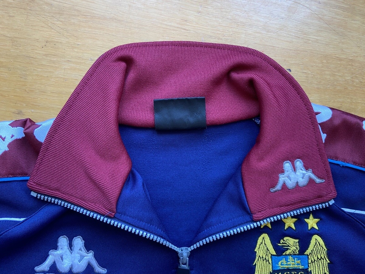 MANCHESTER CITY 1997 1999 1/4 ZIP TRAINING SWEATSHIRT KAPPA