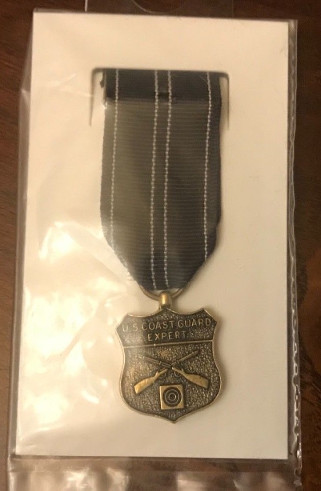 US Coast Guard Rifle Expert Mini Medal Miniature Ribbon Dress Uniform ...