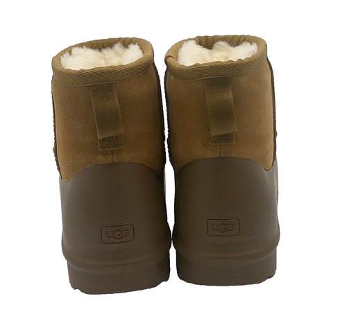 BOTAS UGG CLÁSICAS MINI BOMBEADAS MOLDEADAS TODO GENDAR CASTAÑO EE. UU. HOMBRES 9/MUJERES 10 - Imagen 4 de 5