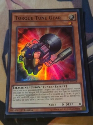 Yu-Gi-Oh! Torque Tune Gear Card - INOV-EN033 Super Rare 1st Edition From Invasion: Vengeance