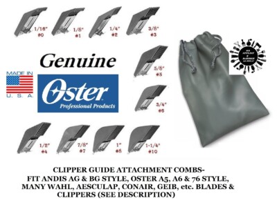 OSTER Detachable Blade ATTACHMENT Guide 10 COMB SET*Fit 76,111,ONE,97,BG Clipper