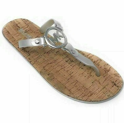 michael kors jelly cork sandals