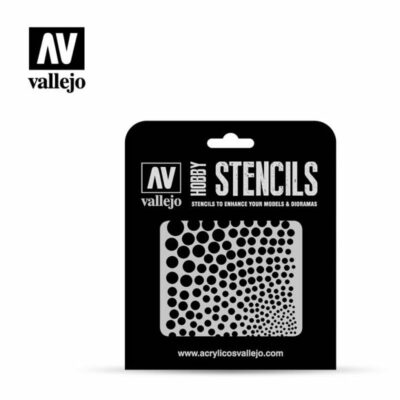 Vallejo CIRCLE TEXTURES Airbrush Stencil