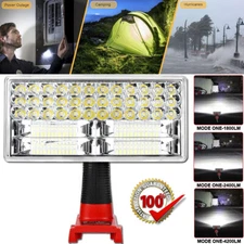 40W 4200LM Wireless LED Work Light for Milwaukee 18V Battery Bright Flashlight