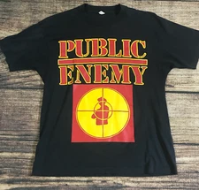 80s Public Enemy T shirt Raptee Screen Stars AG1177