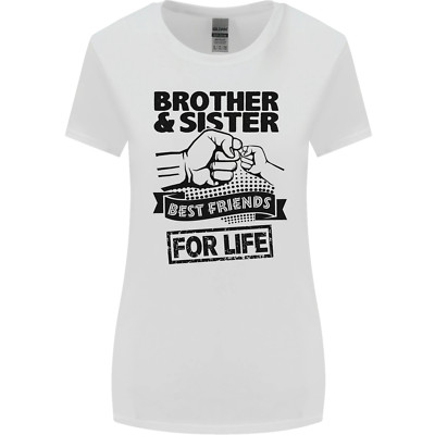 Bruder & Schwester Beste Freunde Geschwister Damen T-Shirt breiter geschnitten