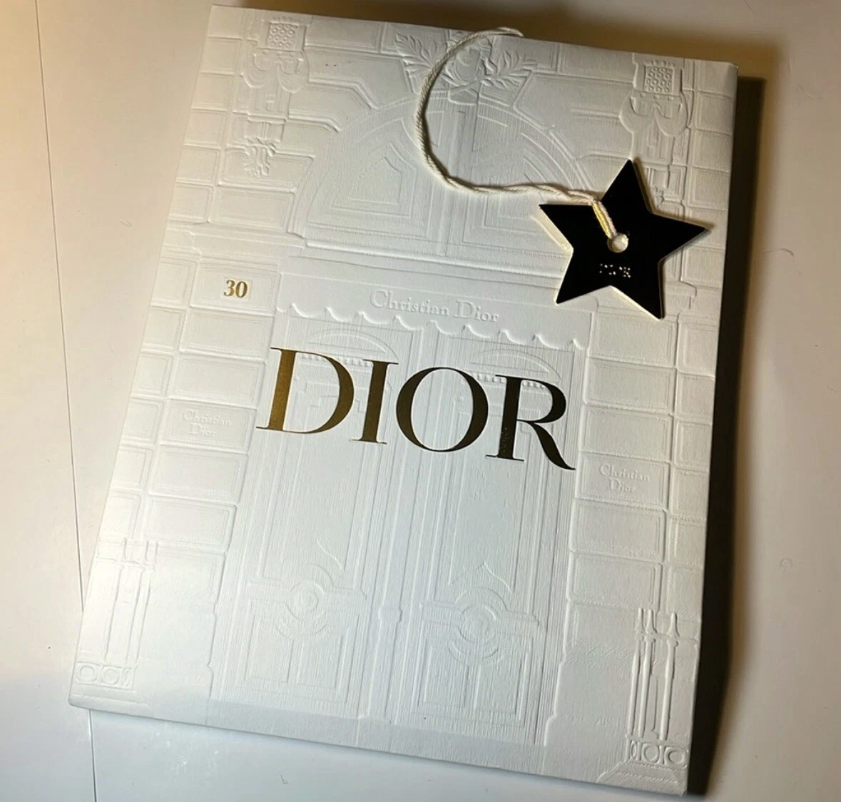 Authentiques collectionneurs anniversaire étoile et sac DIOR 