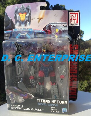 HASBRO TRANSFORMERS TITANS RETURN - CHASM & QUAKE - CON HEADMASTER VIETNAM 2016