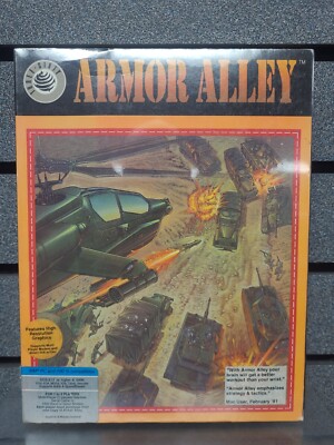 Armor Alley  | IBM-PC | 5.25'' Floppy |  New & Sealed | Ships Fast