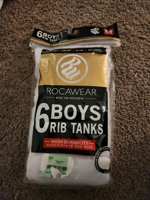 ROCA WEAR BOYS RIB TANKS XL