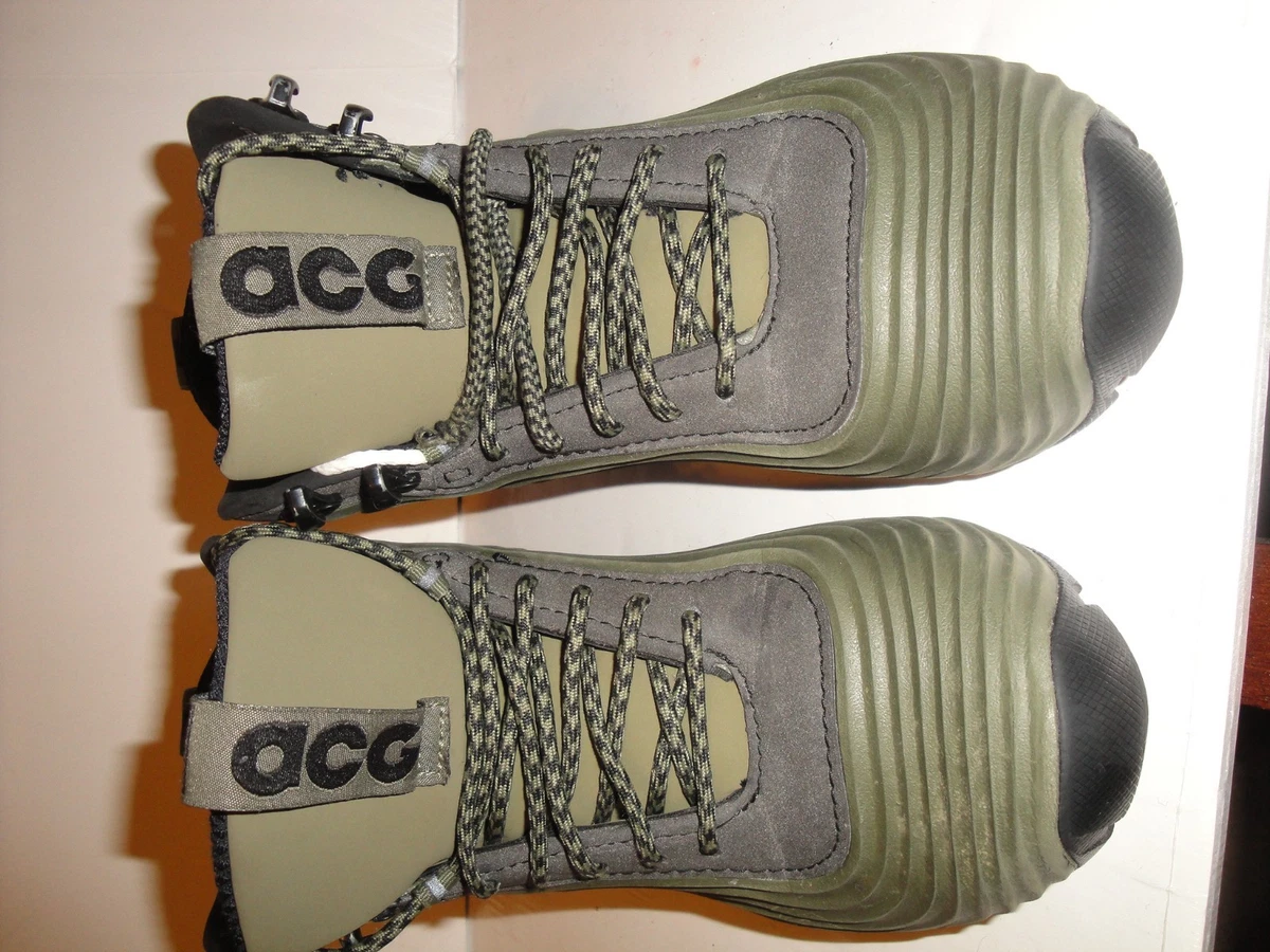 NIKE ACG GREEN RUBBER BOOT SNEAKER MENS SHOE SIZE 4 / EURO 36 | eBay
