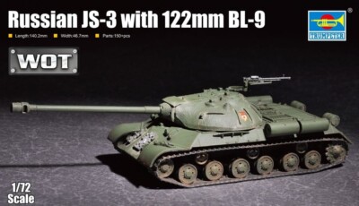 Trumpeter 07163 Russian JS-3 with 122mm BL-9 in 1:72 Bausatz Neu
