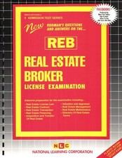 REAL ESTATE BROKER LICENSE EXAMINATION By Passbooks **BRAND NEW**