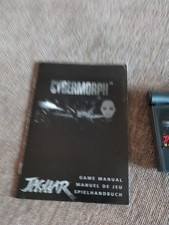 Atari Cybermorph Jaguar Video Game Cartridge And Manual