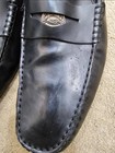 TOD'S Men's Black Leather Slip-On Loafers Round Toe Rubber Sole US 12 — photo 4