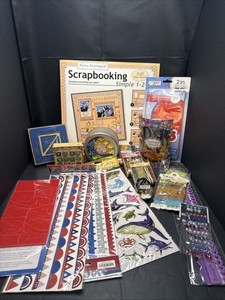 Fall, 4th of July, Sea Lot Journal Scrapbook Paper Mixed Media Art Supplies 18pc