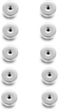 Flat Screw Backs Replacement for Stud Earrings,10Pcs Stainess Steel Flatbacks fo