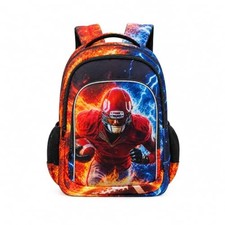 Football Backpack for Boys,School Backpack for kids Football-player