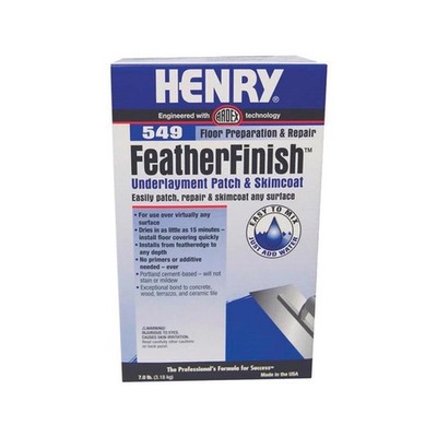 Henry 12163 Quick Dry Feather Finish Underlayment Patching and Repair 7 lbs.
