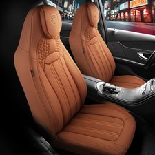 Sitzbezüge (Pilot) passend für VW Scirocco in Braun mit Rückentasche