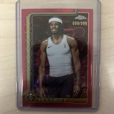 DaRon Holmes II 2025-26 Topps Chrome #75 Nuggets Magenta Refractor SN #/399