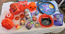 Halloween Party Plastic Housewares 20 Pc Variety Lot